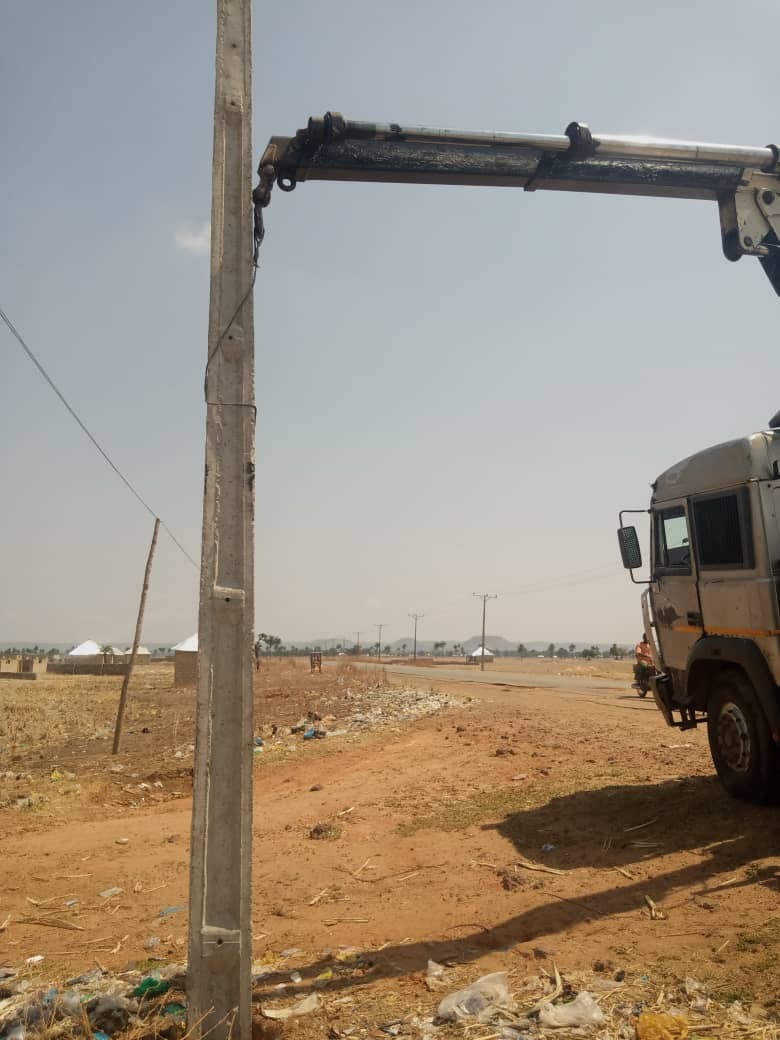 LV Pole Erection